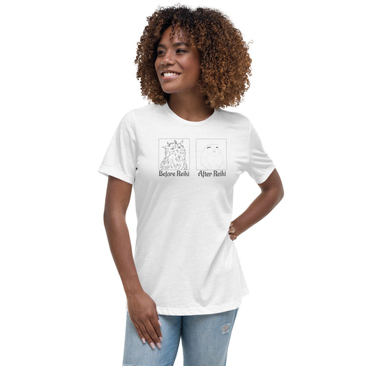 Reiki Before & After Women's Relaxed T-Shirt
