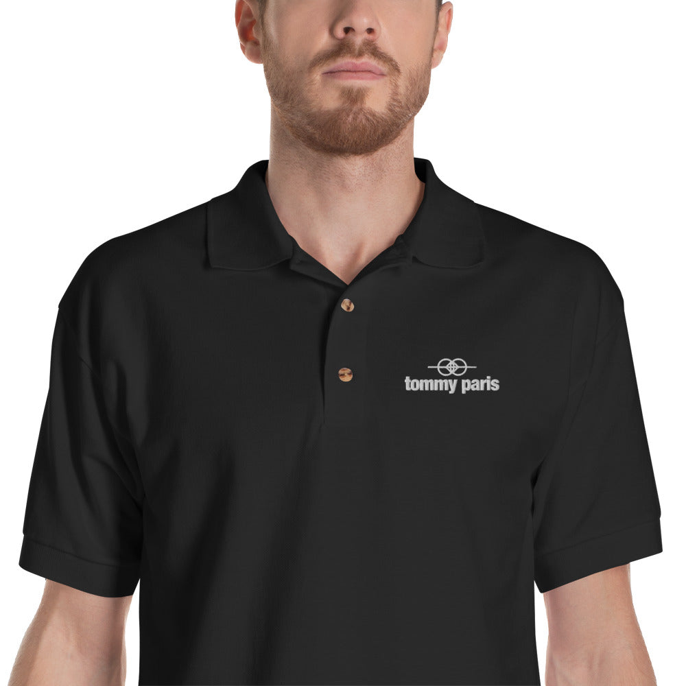 Tommy Paris Logo And Symbol - Embroidered Polo Shirt