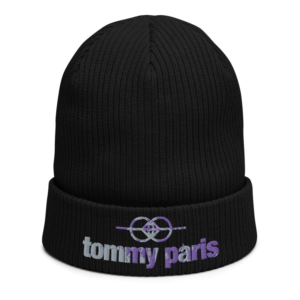 Tommy Paris Logo & Symbol - Organic ribbed beanie