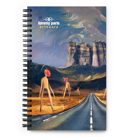 Tommy Paris "erthearz" Album Cover Art - Spiral notebook