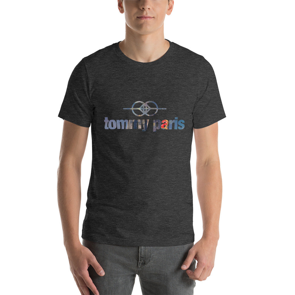 Tommy Paris Logo And Symbol Overlay - Short-Sleeve T-Shirt