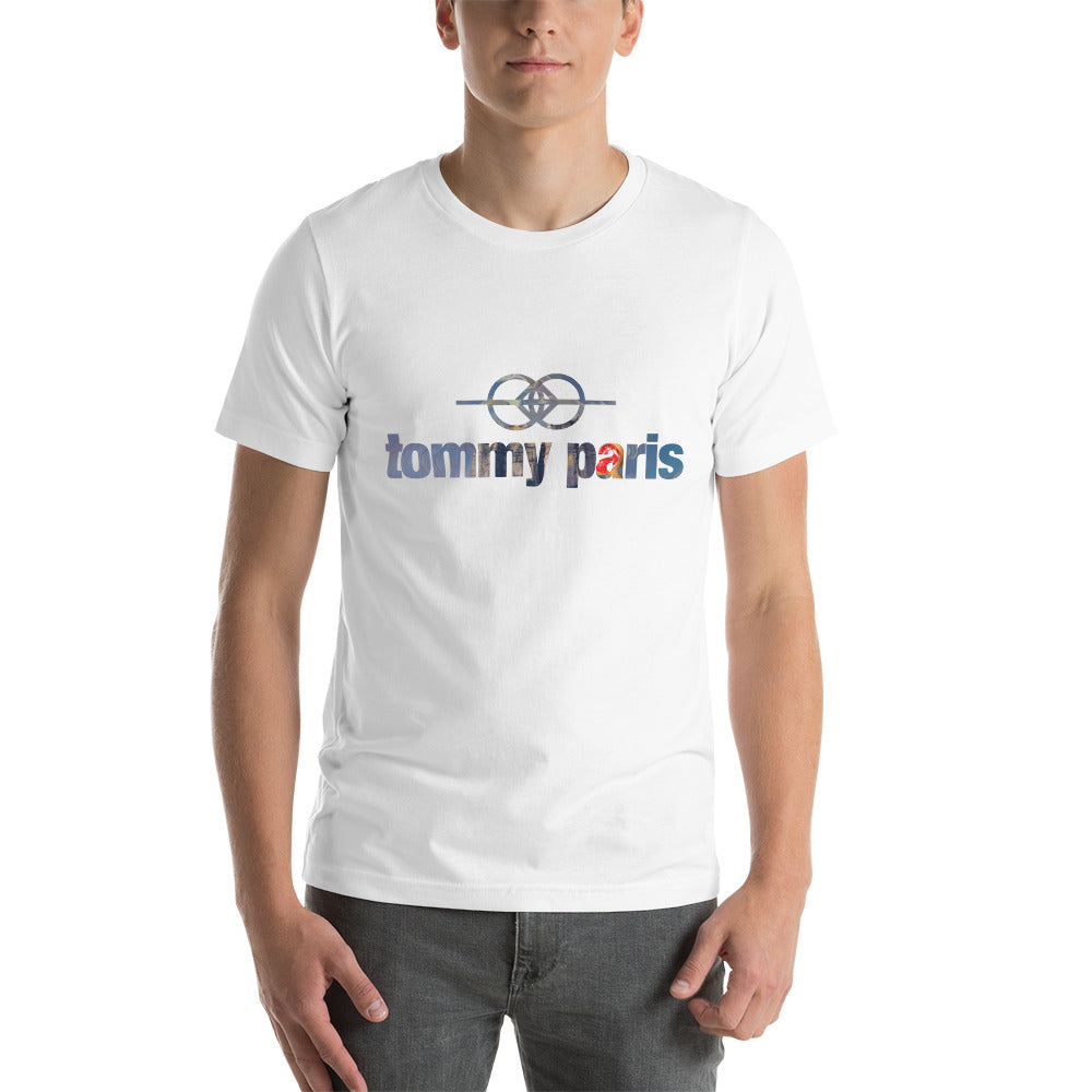 Tommy Paris Logo And Symbol Overlay - Short-Sleeve T-Shirt