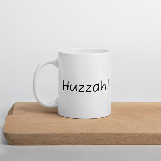Laff - Huzzah White Glossy Mug